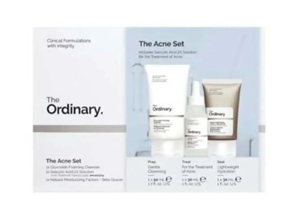 The‎ Ordinary The Acne Set (3-Piece Skincare Regimen)